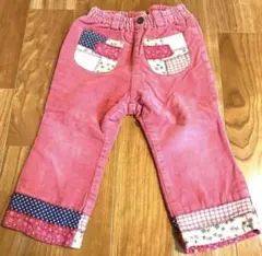た*ゅ様 パンツ 長ズボン 90㎝ 女の子 ピンク