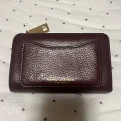 MARC JACOBS 赤茶系　二つ折り財布　マークジェイコブス