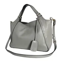 SAZABY 2wayトートバッグ cross shoulderbagグレー