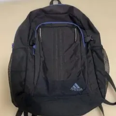 adidas リュックサック　ブラック　ブルー