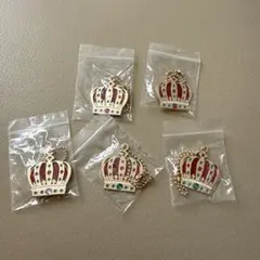 青山デカーボ 新宿伊勢丹 購入特典 王冠チャーム 5個セット