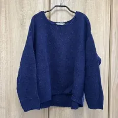 LagunaMoon ネイビー 長袖ニット