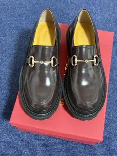 新品】バヤコさんコラボ フリンジタッセル厚底ローファー ブラウン