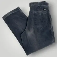 【90s】DOCKERS ドッカーズ 太畝 コーデュロイ　2タック ネイビー