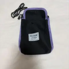 MIXXIM ショルダーバッグ パープル ブラック 未使用に近い