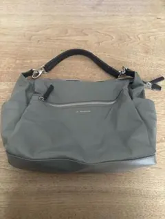 LA BAGAGERIE グレー ショルダーバッグ