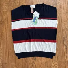 新品タグ付き　ノースリーブセーター M ネイビー