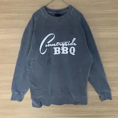 COMFORT COLORS ロゴスウェットトレーナー フェードグレー Sのサムネイル
