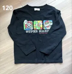 スーパーマリオ　ロングTシャツ　120のサムネイル