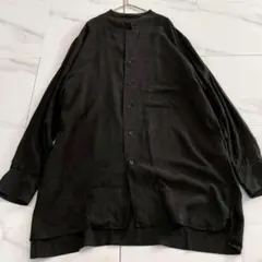 23SS Yohji Yamamoto POUR HOMME shirt BLKのサムネイル
