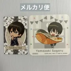 銀魂　山崎退　ハナビヨリ　特典カード　銀八先生　特典コースター　まねきねこ