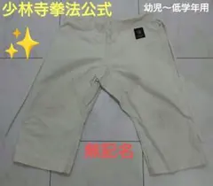 記名無 SHOUNIKEMPO 道着 少林寺拳法 下衣 ズボン 空手・柔道✨️