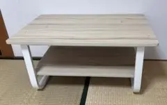 【引取限定大東市】ナチュラル木製ローテーブル