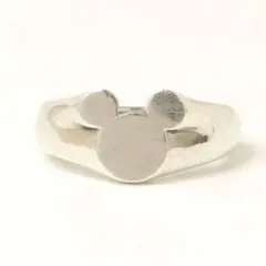 e.m ミッキーマウス　ディズニーコラボ　リング　シルバー　9号のサムネイル