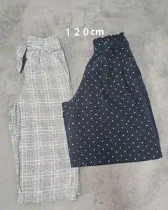 １２０cm女児パンツ　2点セット　春夏