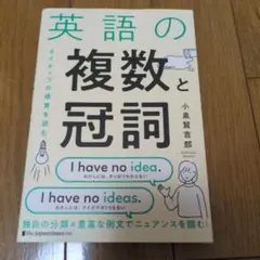 英語の複数と冠詞