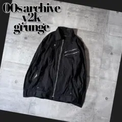 00s archive tracker jacket y2k dark wear