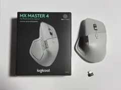 Logicool MX MASTER 4 ワイヤレスマウス　ペイルグレー