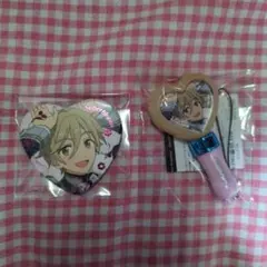 あんスタ スタフォニ ミニペンライト 缶バッジ 真白友也