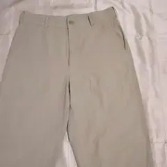 ユニクロ U ワイドフィットテーパードパンツ メンズ W76