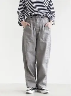 ぽ*ち様 オーディナリーフィッツ　ワークパンツ　グレー