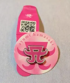 ☆ 浜崎あゆみ ピンズカプセル ピンズ ピンク Aロゴ マーク ☆