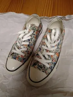 コンバース★花柄スニーカー23センチ