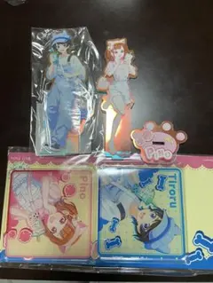 ちろぴの アクリルスタンド 2種　 ちろぴの アクリルコースター2種