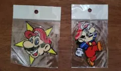 マリオ ワッペン 2枚セット