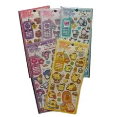 【正規品】平成はっぴーフォン サンリオキャラクターズ5枚セット日焼けキティクロミ