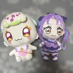 キミとアイドルプリキュア　ぬいぐるみ2種セット　プリルン　キュアキュンキュン