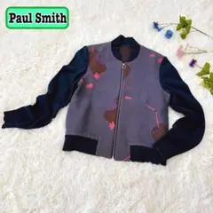 Paul Smith　ポールスミス ブルゾン　ジップアップ　総柄　缶　S