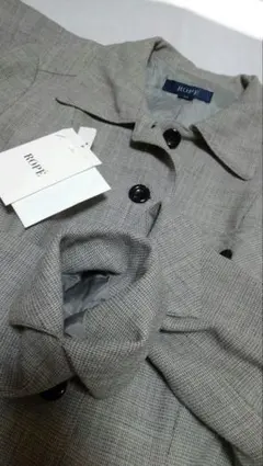 ワンピース　ROPE ロペ　ライトグレー　9号　ウール　日本製　中古品