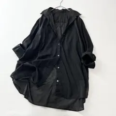 NOBLE ノーブル CO/PL シアープルオーバー ブラック 美品 25SS - メルカリ