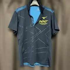 Mizuno NXT 半袖Tシャツ M ネイビー/ブルー