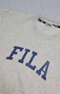 FILA フィラ カレッジロゴ スウェットトレーナー L