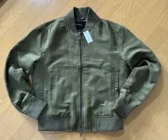 Banana Republic グリーン スエード調ジャケットS