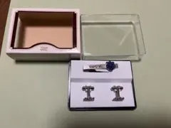 EXPO'90 ネクタイピン カフスボタン セット レトロ 紳士