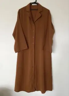 SUNFLOWER EIGHT ブラウン シャツワンピース M