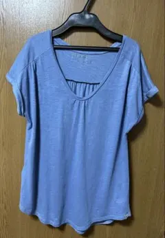【美品】Eddie Bauer 半袖 Tシャツ ブルーのサムネイル