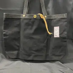 【used】一澤帆布　トートバッグ　大きめ　ブラック　A3 大容量