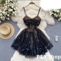 ドレスコーデ❤️レディース ミニ丈ワンピース　パーティードレス　可愛い