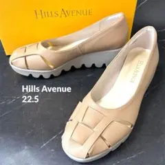 【箱付美品】Hills Avenue 本革 グルカパンプス ウェーブソールのサムネイル