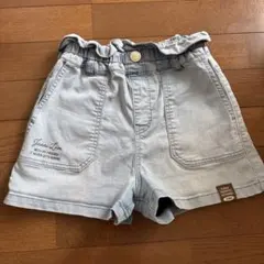 ジェニィ　ウエストフリル　デニムショートパンツ