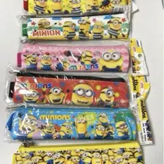 ミニオンズ　ゴムバンド付ペンポーチ　6個セット