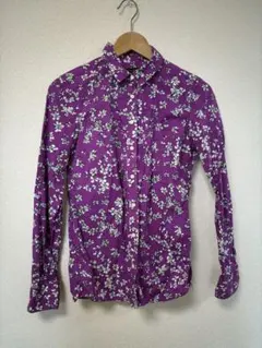 BANANA REPUBLIC 花柄シャツ XS