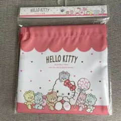 HELLO KITTY フラット巾着 新品未使用