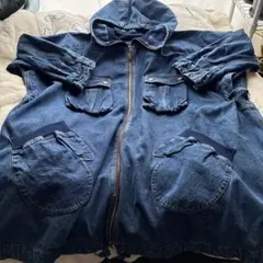 メルシーボークー　デニムモッズコート