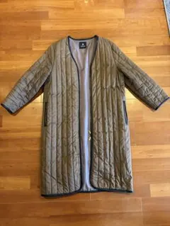 nano universe カーキ キルティングジャケット M