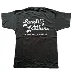 未使用　Langlitz Leathers ラングリッツ　TシャツM　USA製